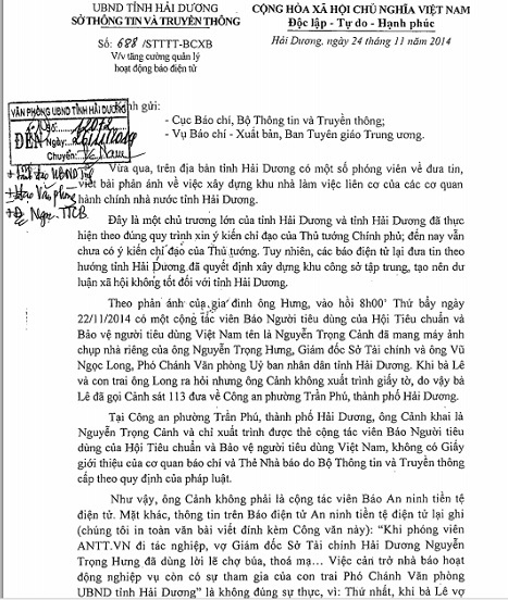 (bgiay)Vợ GĐ sở Tài chính thóa mạ phóng viên, Phó GĐ sở Thông tin (bgiay)Vợ GĐ sở Tài chính thóa mạ phóng viên, Phó GĐ sở Thông tin