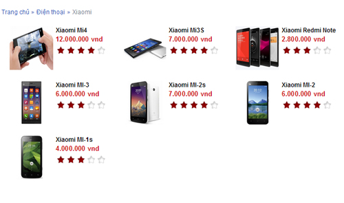 Điện thoại Xiaomi bị nghi gián điệp đang bán rộng rãi ở VN