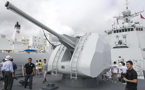 Hình ảnh hiếm hoi về tàu hải quân Trung Quốc