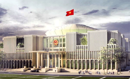 Đầu tháng 10 Vận hành thử công trình Nhà Quốc hội