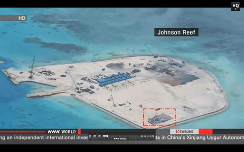 Cận cảnh hoạt động xây dựng trái phép của Trung Quốc ở Trường Sa