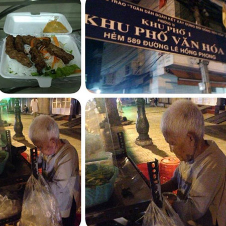 Cụ 80 tuổi bán bún nuôi con khiến dân mạng dậy sóng Cụ 80 tuổi bán bún nuôi con khiến dân mạng dậy sóng
