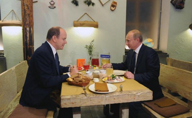 Ăn uống sành điệu như Vladimir Putin