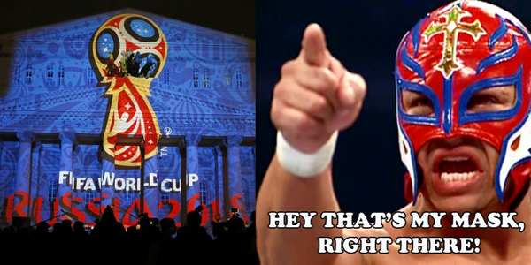 Biểu trưng World Cup 2018 được soi sánh với người ngoài hành tinh