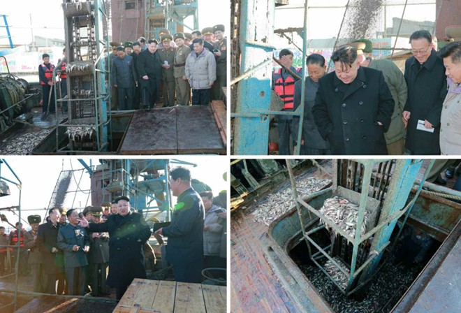 Ông Kim Jong-un cùng em gái thị sát nhà máy thuỷ sản quân đội Ông Kim Jong-un cùng em gái thị sát nhà máy thuỷ sản quân đội