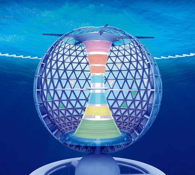 Viễn cảnh sống ở thành phố dưới nước của người dân Nhật Bản