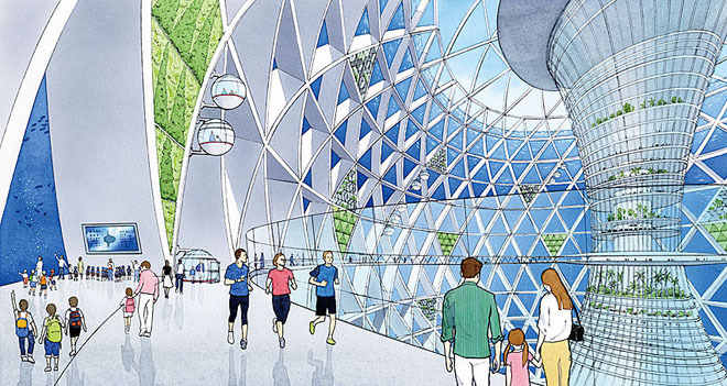 Viễn cảnh sống ở thành phố dưới nước của người dân Nhật Bản