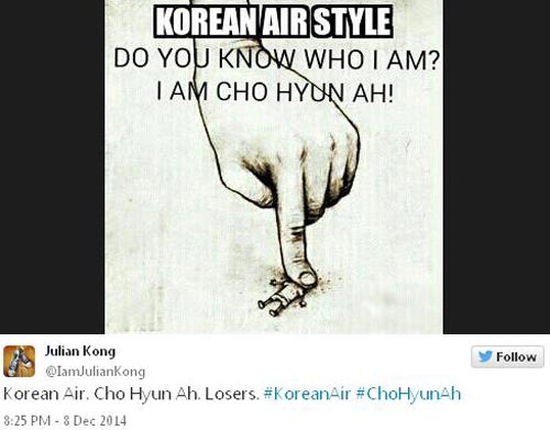 Con gái Chủ tịch Korean Air từ chức vì làm chậm chuyến bay