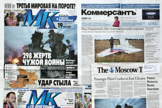 MH17: Truyền thông Nga nói gì về vụ tai nạn máy bay Malaysia?