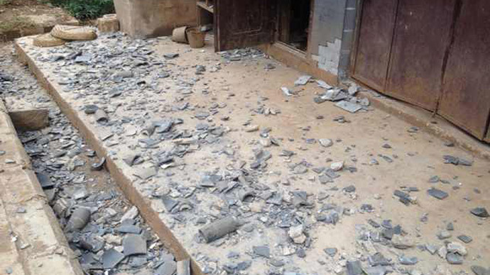 Cảnh tan hoang sau động đất Trung Quốc, 379 người thiệt mạng