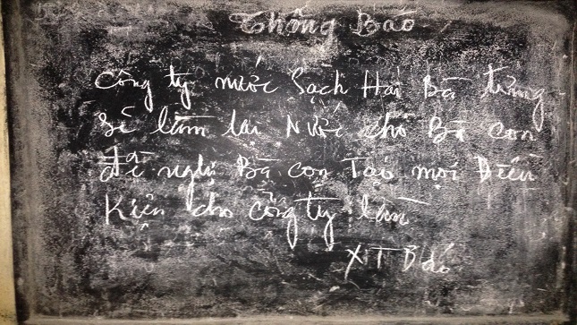 Dân hoang mang vì được cấp…nước sạch