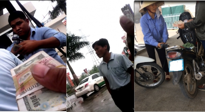 Cây xăng không nhận tiền lẻ: Khách hàng tố cửa hàng trưởng gian ô Cây xăng không nhận tiền lẻ: Khách hàng tố cửa hàng trưởng gian ô