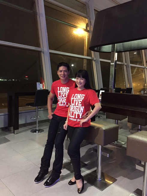 Vợ chồng Bình Minh khoe ảnh ở Dubai