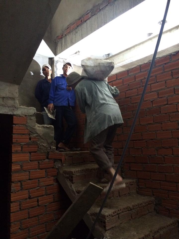 Đàm Vĩnh Hưng bốc gạch, xách vữa