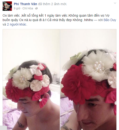 Phi Thanh Vân “phạt yêu” chồng 