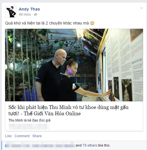 Clip Thu Minh khoe dùng mật gấu tươi cách đây 3 năm gây tranh cãi Clip Thu Minh khoe dùng mật gấu tươi cách đây 3 năm gây tranh cãi