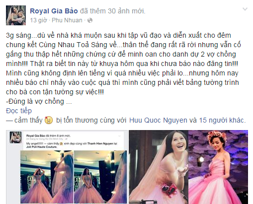 Gia Bảo và NTK Anh Thư lên tiếng kết thúc scandal Gia Bảo và NTK Anh Thư lên tiếng kết thúc scandal