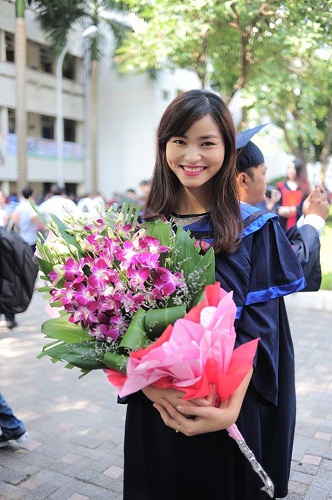 Chân dài nhà băng đi thi Hoa hậu Việt Nam