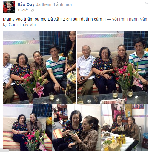 Bố mẹ Bảo Duy vào thăm nhà con dâu Phi Thanh Vân