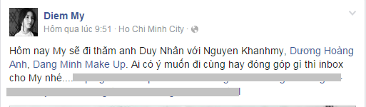 Sao Việt chung tay giúp đỡ Duy Nhân chưa bệnh