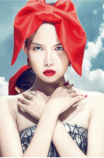 Phạm Thị Kim Thi tham dự cuộc thi Người mẫu thế giới 2014