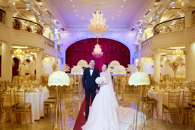 Linh Nga hóa “cô dâu” kiều diễm bên “chú rể” Mạc Anh Quân