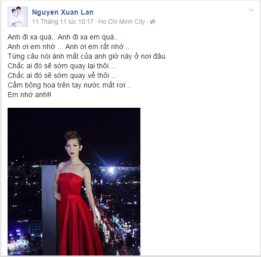 Xuân Lan tỏ tình “sến sẩm” với bạn trai bí ẩn