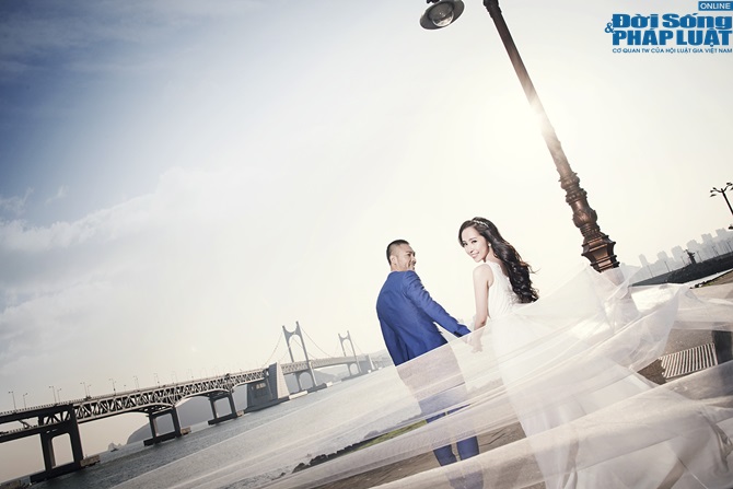 Quỳnh Nga - Doãn Tuấn chụp ảnh cưới ở Hàn Quốc