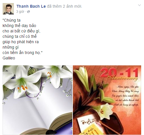 20/11: Sao Việt gửi lời tri ân thầy cô