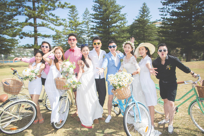 “Tiểu Châu Tấn” rạng ngời hạnh phúc trong ngày cưới