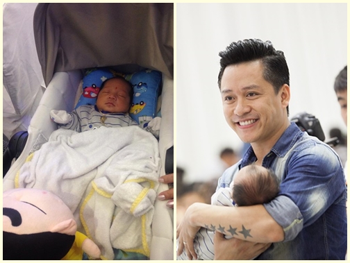 Lộ diện ảnh con trai Tuấn Hưng giống bố như đúc