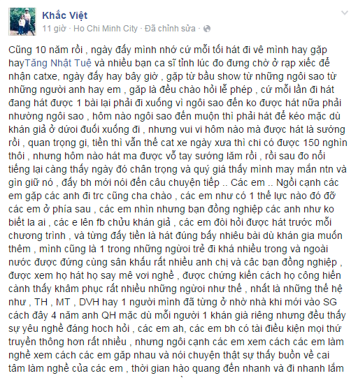 Khắc Việt chê ca sĩ thời nay hát như con nhím xù lông Khắc Việt chê ca sĩ thời nay hát như con nhím xù lông