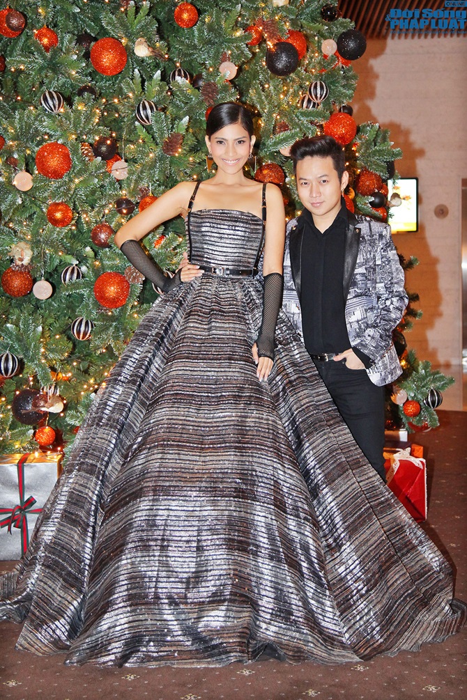  “Mỹ nhân ăn chay hấp dẫn nhất châu Á” diện đầm khủng 