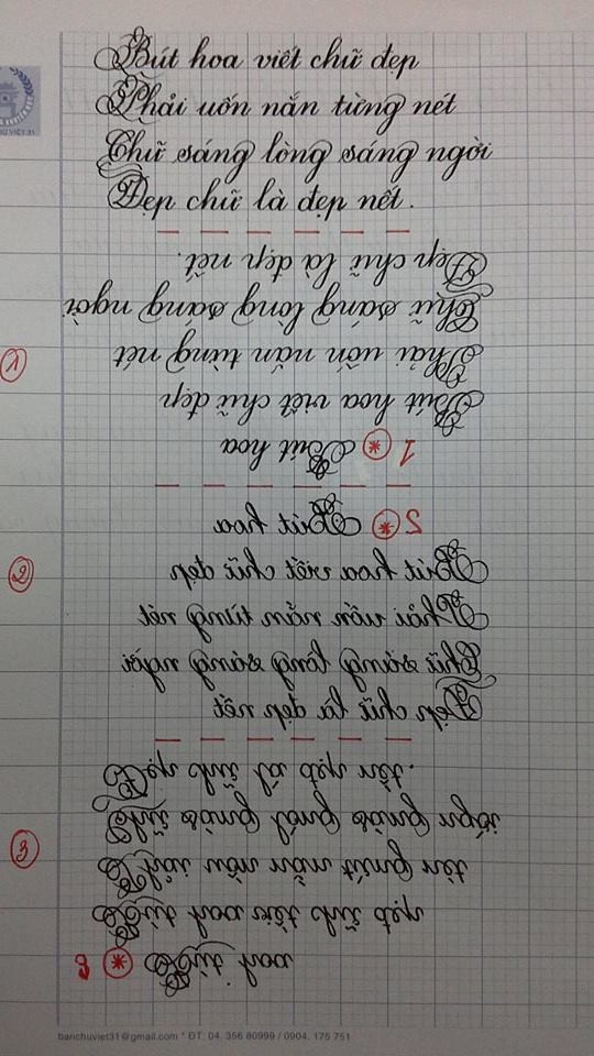 Cô gái có biệt tài viết chữ xoay ngược 180 độ đẹp như in