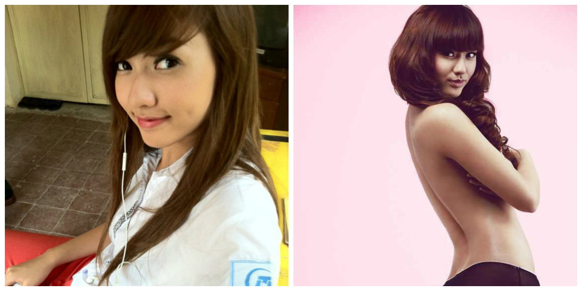 Những mỹ nhân 9X cũng tập tành “cởi”