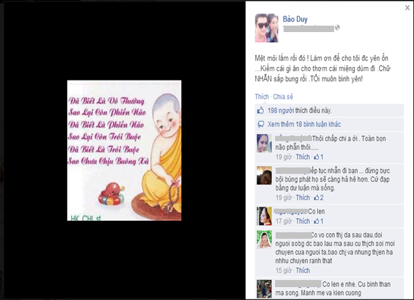 Bảo Duy mặc kệ sóng gió Bảo Duy mặc kệ sóng gió