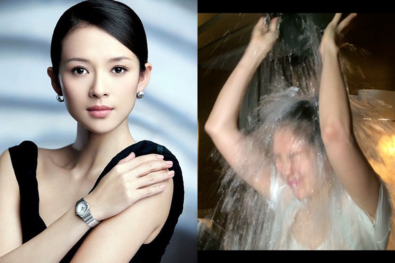 Hàng loạt sao Hoa ngữ theo trào lưu “Thử thách dội nước đá”