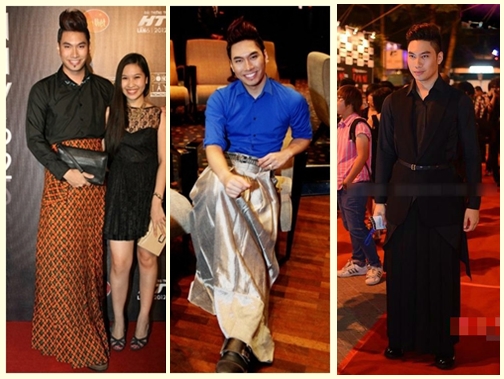 Những nam sao Việt mê diện váy