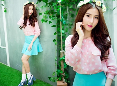 Cơn Cơn sốt màu xanh sốt màu xanh bạc hà trong những ngày cuối hè