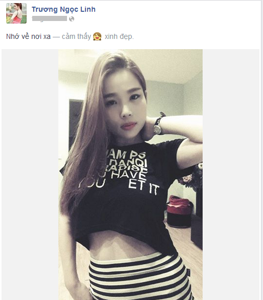 Ngắm gương mặt cô ca sỹ tự nhận 