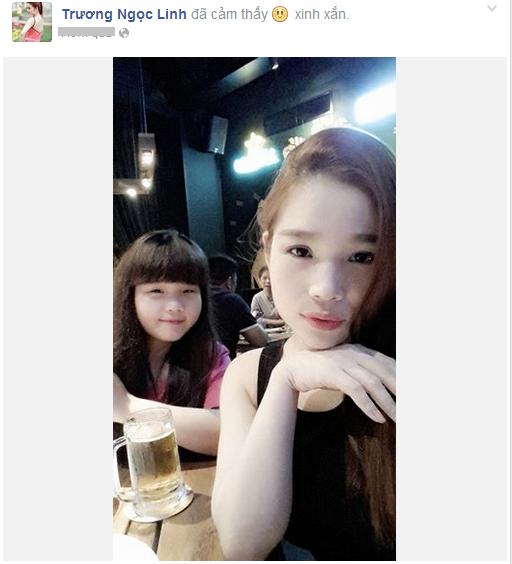 Ngắm gương mặt cô ca sỹ tự nhận 