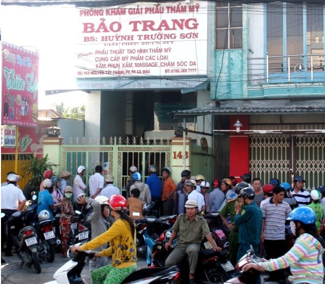 Cướp thẩm mỹ viện Bảo Trang: Nghi dựng hiện trường giả