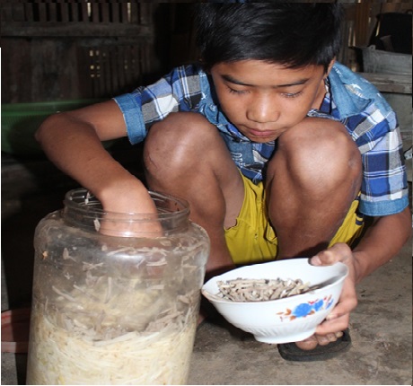 Chồng hái măng rừng, mơ một ngày có thể phẫu thuật tim cho vợ