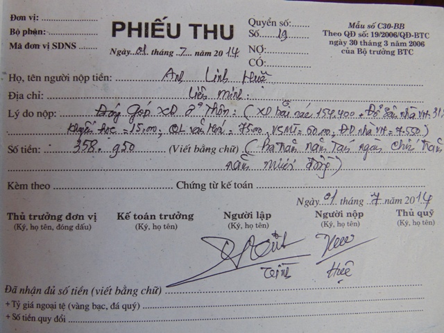 Làm rõ việc lạm thu đối với người dân ở xã Thiệu Công, huyện Thiệ