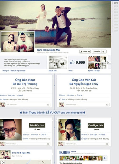 Những mẫu thiệp cưới có “1-0-2” khiến dân mạng thích thú