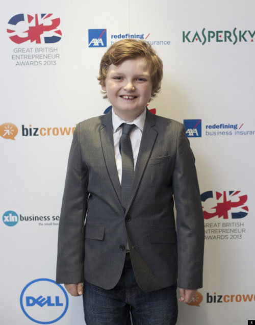 Cậu bé 10 tuổi trở thành doanh nhân trẻ nhất nước Anh Cậu bé 10 tuổi trở thành doanh nhân trẻ nhất nước Anh