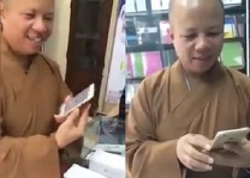Sư thầy “đập hộp Iphone 6” bị đề nghị bãi miễn chức vụ Sư thầy “đập hộp Iphone 6” bị đề nghị bãi miễn chức vụ