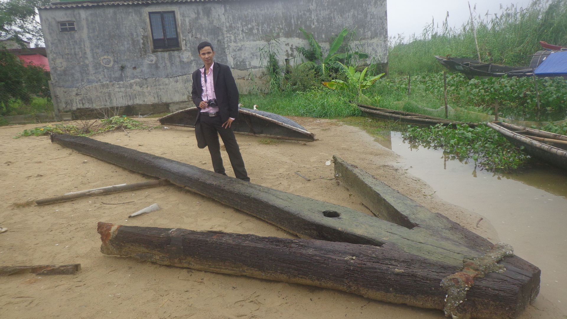 Mỏ neo khổng lồ đã đưa vào bảo tàng tỉnh Thừa Thiên Huế