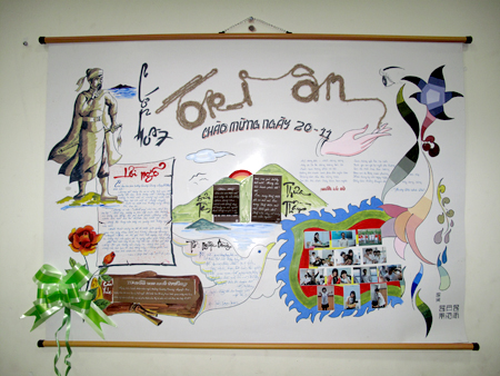 Những mẫu báo tường 20/11 đẹp nhất tri ân thầy cô