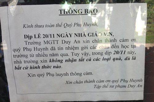 Ngày 20/11: Nhà trường Ngày 20/11: Nhà trường
